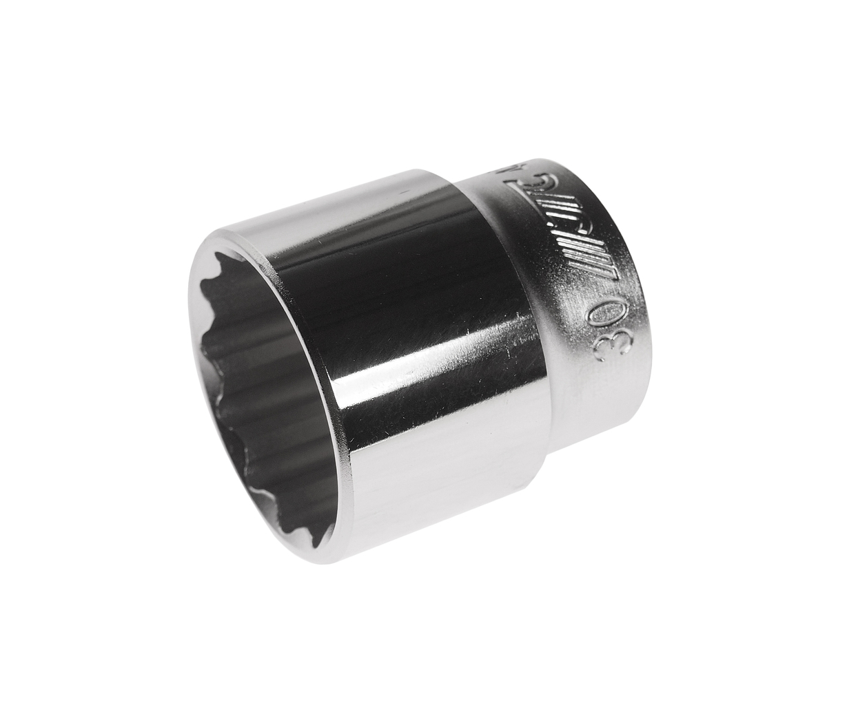 JTC-43930 - Головка торцевая 1/2" 30мм 12-ти гранная L=42мм JTC - 
12 граней, метрический размер.
Диаметр: 30 мм., ширина - 39.9 мм.
Общая длина: 42 мм.
Размер: 1/2” Dr.
Изготовлена из закаленной хром-ванадиевой стали.
Количество в оптовой упаковке: