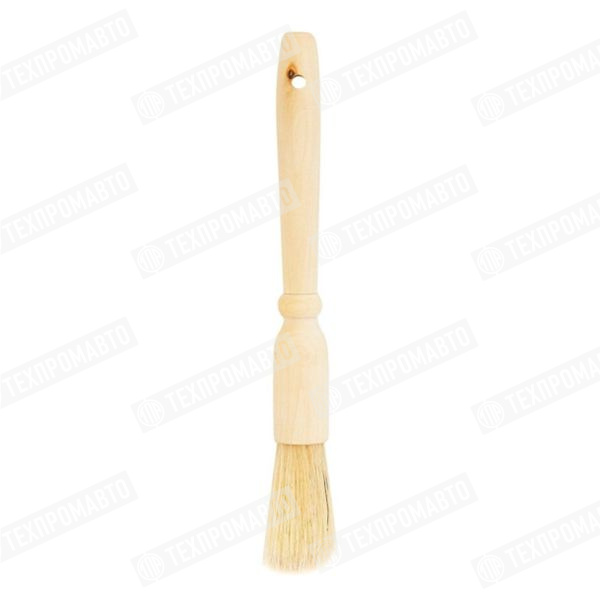 Кисть детейлинговая Round Brush White Bristle Hi-Tech