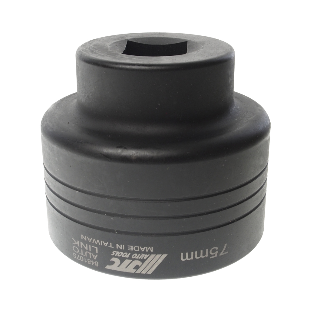 JTC-8481075 - Головка торцевая 1" 75мм 8-ми гранная ударная JTC - 
1" x 8 граней.
Общая длина: 81 мм, 6 граней; глубина: 45 мм.
Размер: 75 мм.
