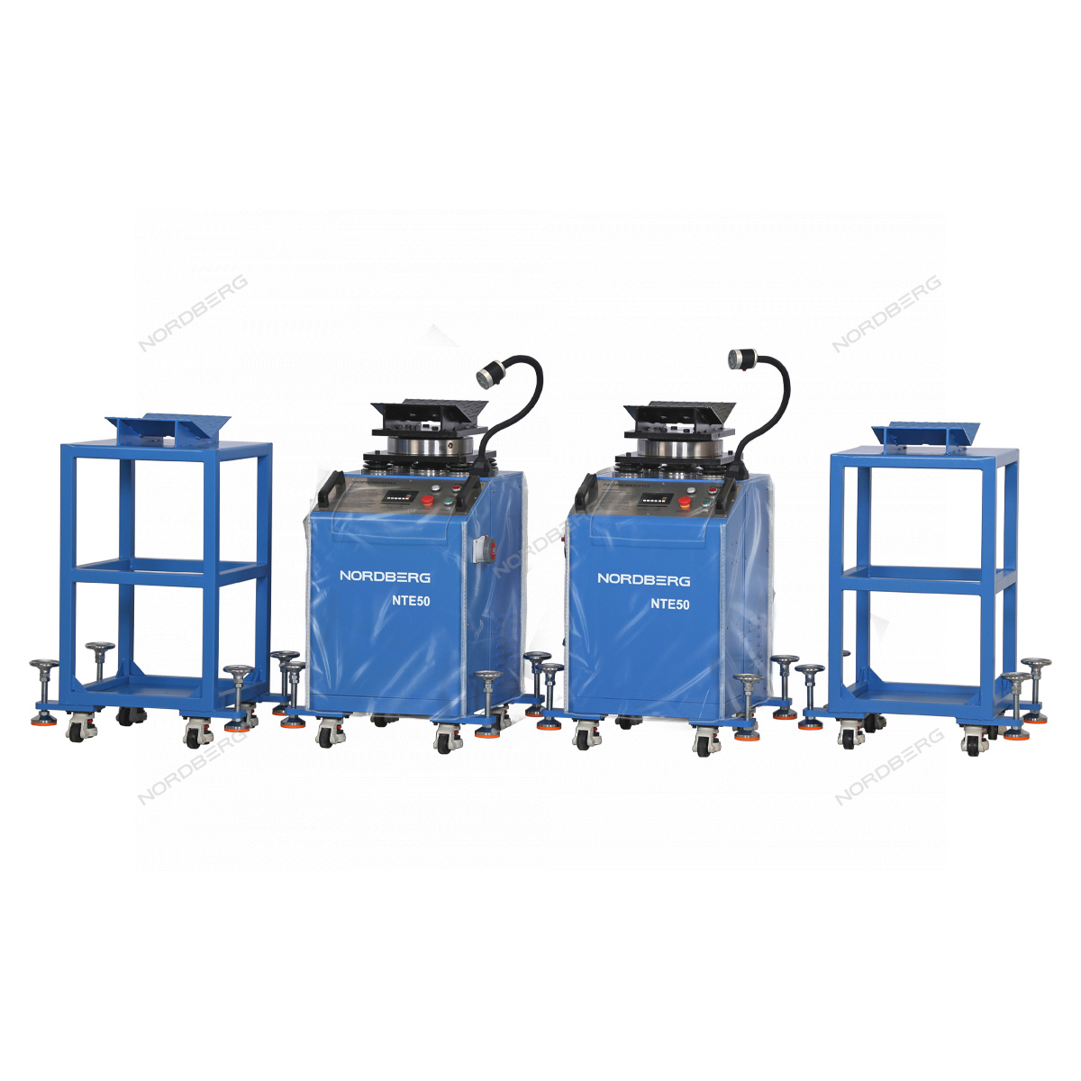 Вибростенд для диагностики подвески с поворотной площадкой и фонариком NORDBERG NTE50_V3