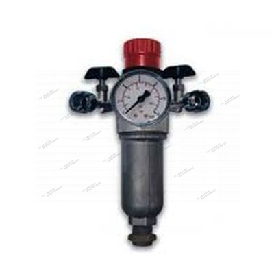 Регулятор давления с керамическим фильтром на 2 выхода, 3/8" VEPA F202/3