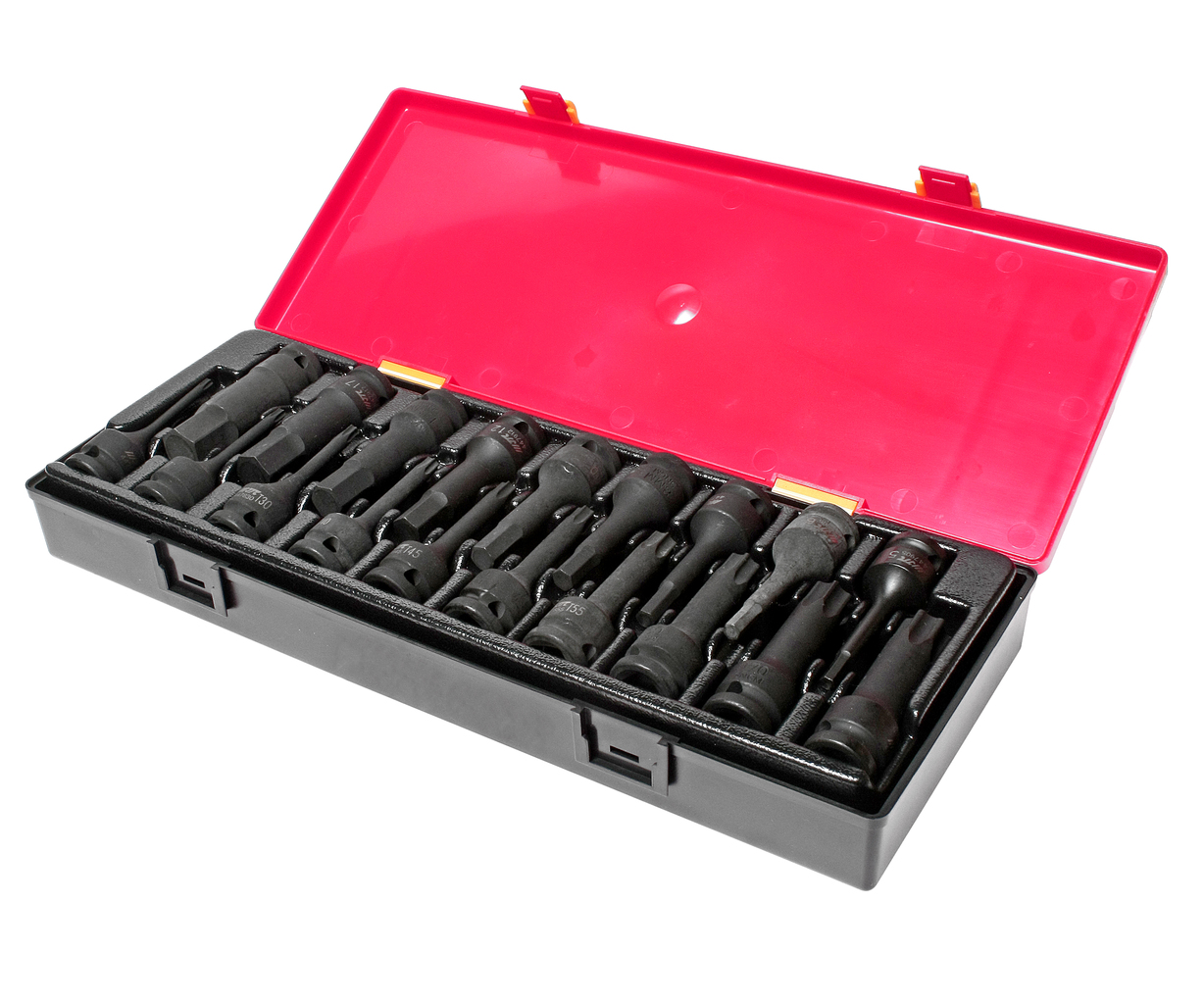 JTC-K4191 - Набор головок торцевых 1/2" TORX,HEX ударных 19 предметов в кейсе JTC - Набор головок TORX, HEX ударных в кейсе 19 предметов JTC

Характеристики

	В комплекте:
	
		Артикулы JTC-447825-80: головки TORX: T25, T27, T30, T40, T45, T50, T55, 