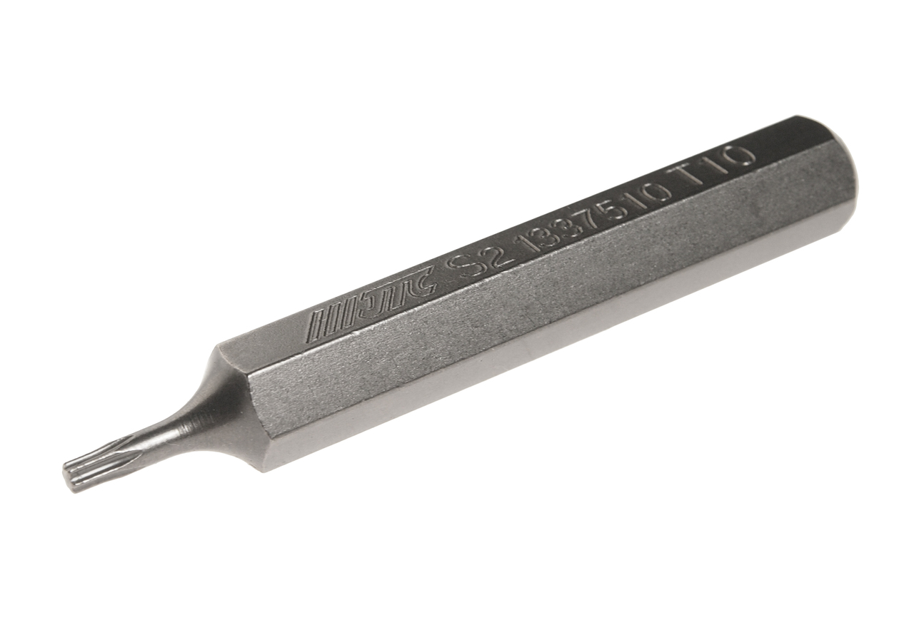 JTC-1337510 - Бита TORX Т10х75мм 10мм удлиненная S2 JTC - 
Размер: Т10 х 75 мм., удлиненная TORX.
Длина насадки: 10 мм.
Материал: S2 сталь.
