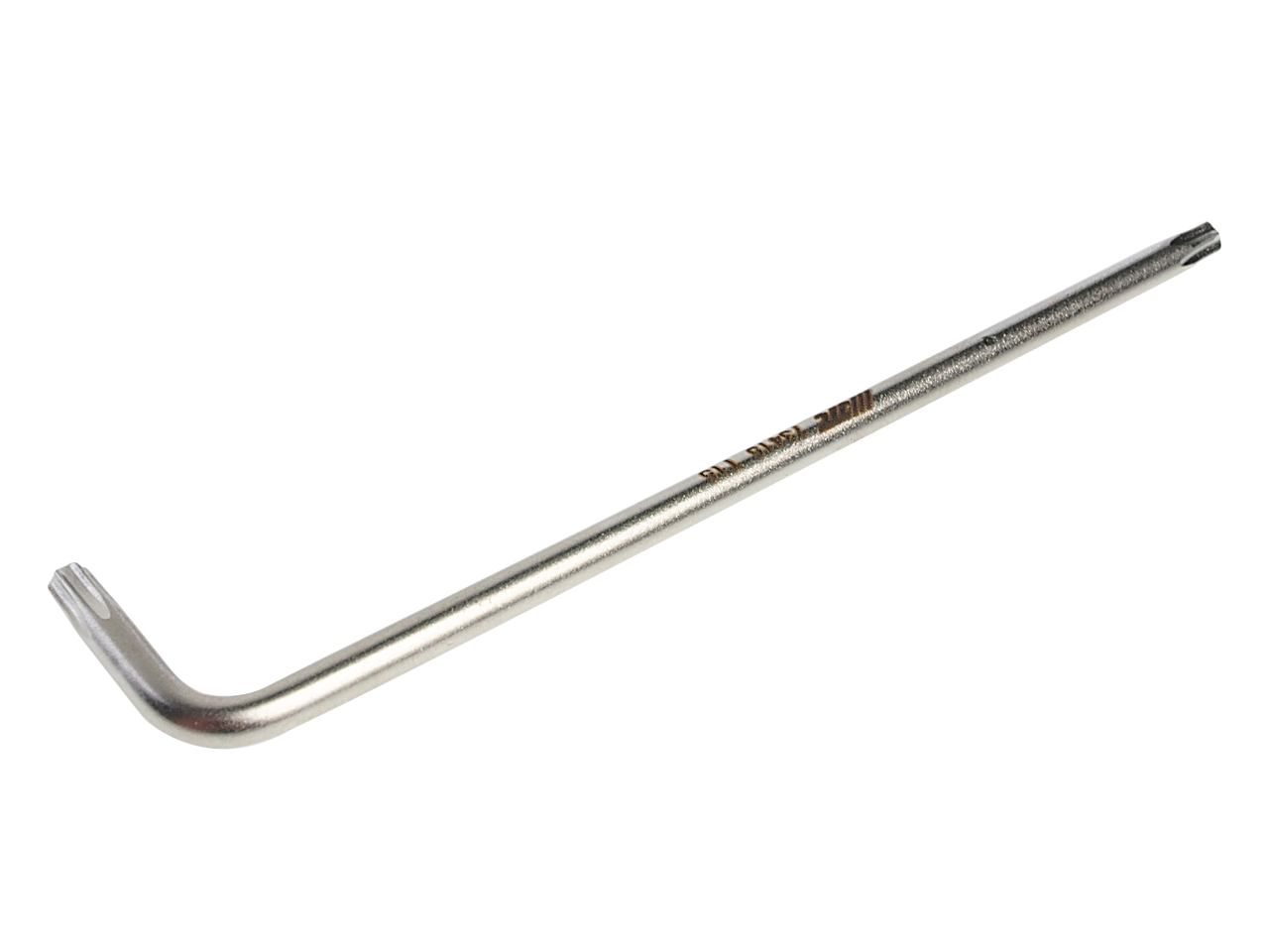 JTC-73415 - Ключ TORX Г-образный T15H удлиненный L=100мм JTC - 
Материал: SNCM8660.
Удлиненная сторона имеет отверстие.
Размер: Т15(H).
Длина: 100 мм.
Ширина: 16 мм.
Количество шт. в упаковке: 20.
