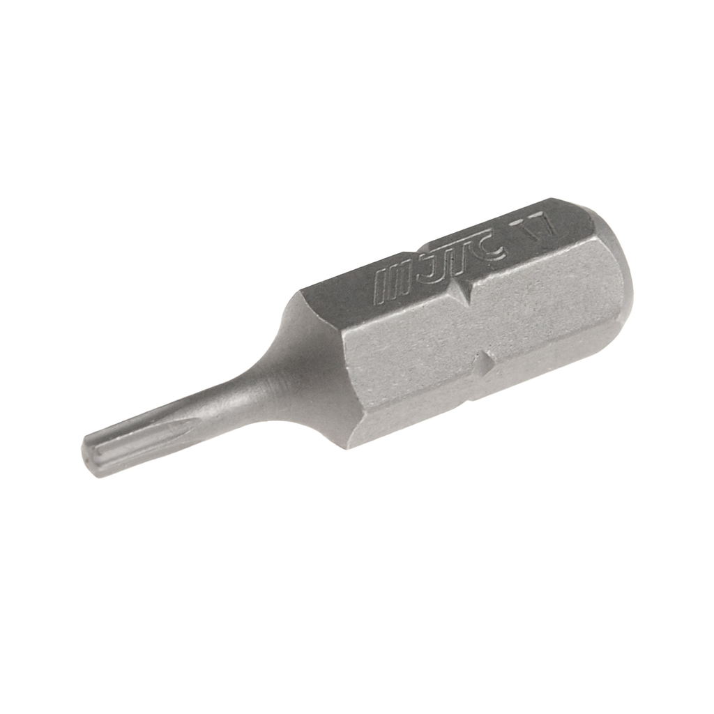 JTC-1132507 - Бита TORX Т7х25мм 1/4" DR JTC - 
Размер: Т7 х 25 мм.
Квадрат: 1/4" DR.
Материал: S2 сталь.
Тип: TORX.
