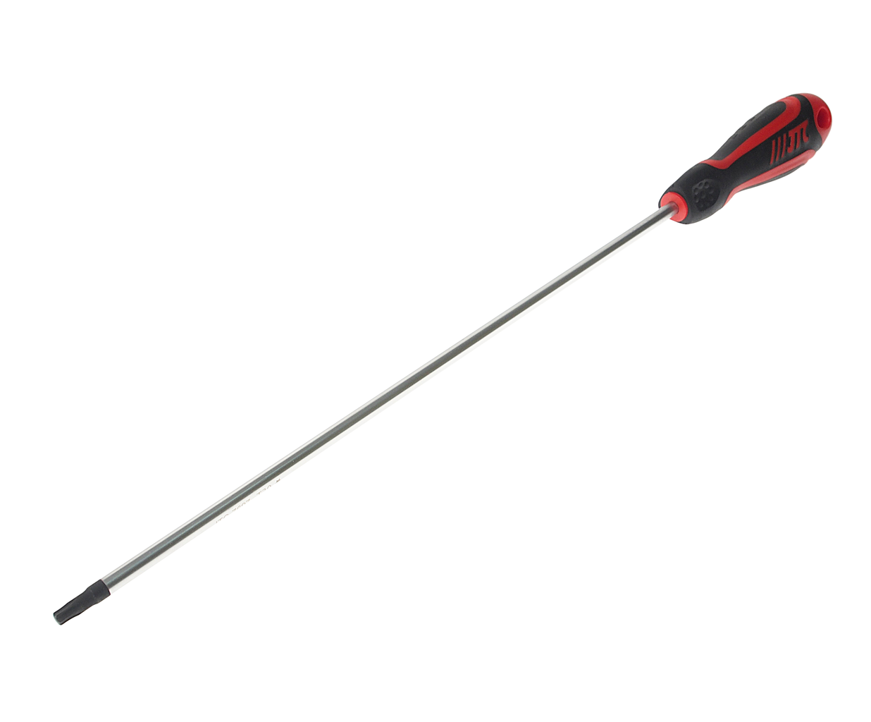 JTC-7697 - Отвертка TORX T20х250мм удлиненная JTC - 
Материал: SNCM8660.
Черный наконечник.
Двухцветная ручка изготовлена из полипропилена и ТПВ полимера дпя предотвращения возникновения коррозии от нефтепродуктов и химических растворов.
Соответствует меж