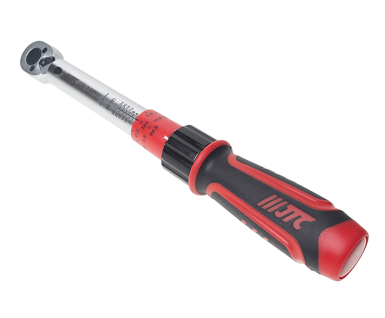 JTC-6682 - Ключ динамометрический 1/4" 2-26Нм 370мм двухстороннего действия JTC - 
Инструмент обладает высокой точностью, заводская калибровка для работы в пределах &plusmn;4% допуск от установленных параметров (согласно стандарту В107.14М. от 20% до 100