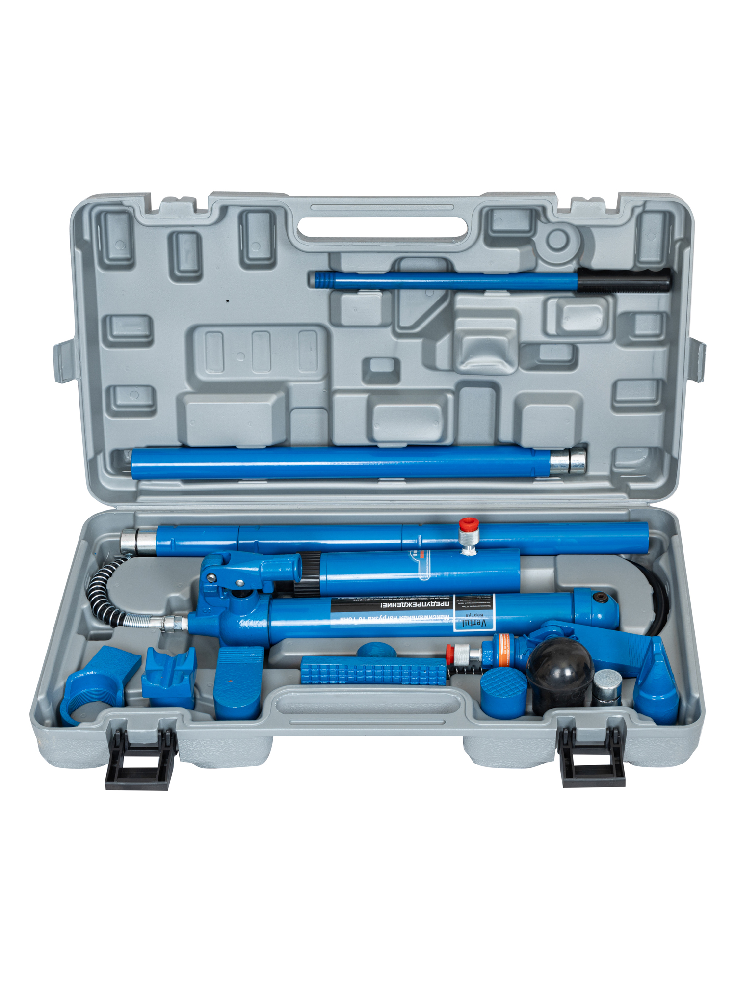 Набор гидравлических растяжек в кейсе 10 тонн VR28010