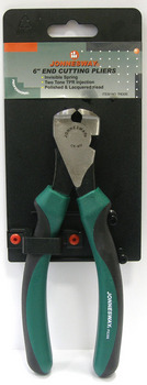 P8306 Кусачки торцевые со скрытой пружиной и двухкомпонентными рукоятками, CrMo, 160 мм