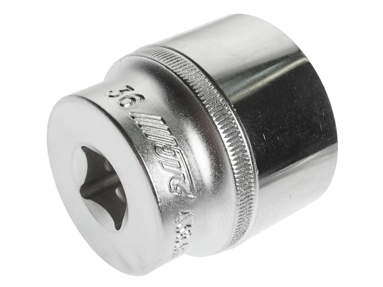 JTC-43836 - Головка торцевая 1/2" 36мм L=42мм JTC - 
6 граней, Метрический размер.
Материал: Хром-ванадиевая сталь.
Размер: 1/2" DR. х 36 мм.
Количество в оптовой упаковке: 10 шт.
