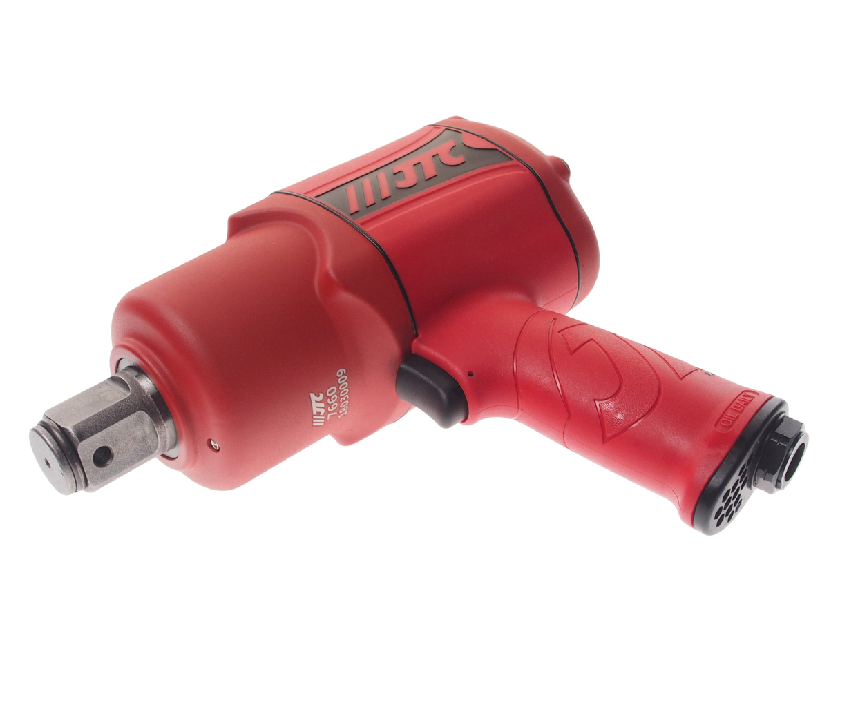 JTC-7660 - Гайковерт пневматический 1'' 2102Нм 6000об/мин. 90-120PSI ударный JTC - 
Максимальный крутящий момент: 2102 Н*м.
Скорость вращения: 6000 об/мин.
Размер воздушного штуцера: 3/8".
Рабочее давление: 90-120 psi.
Ударный механизм: Twin hammer.
Длина