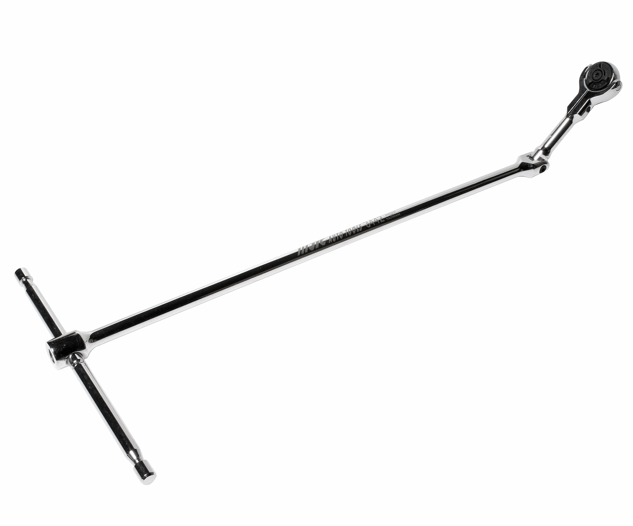 JTC-3442 - Вороток 1/4" L=460мм Т-образный с поворотной трещеткой 72 зуба JTC -  
   Трещотка с 72 зубцами, вращение на 300&deg;.
  Квадрат присоединения: 1/4" DR.
  Специальная универсальная конструкция позволяет использовать инструмент в любых у