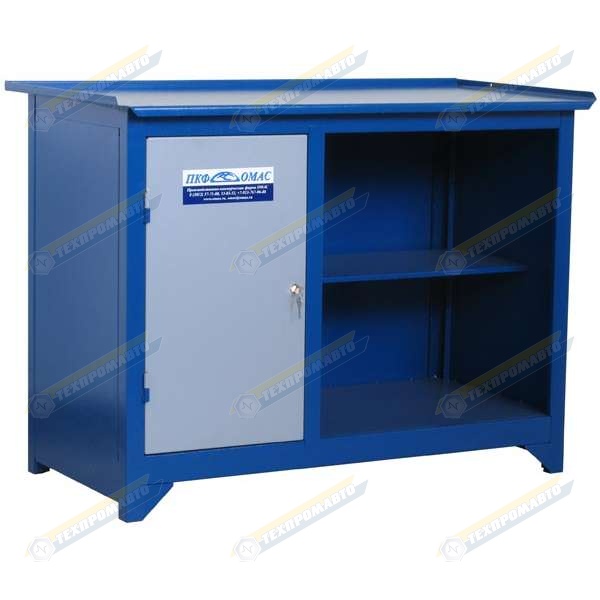 Верстак слесарный однотумбовый с нишей АС-102