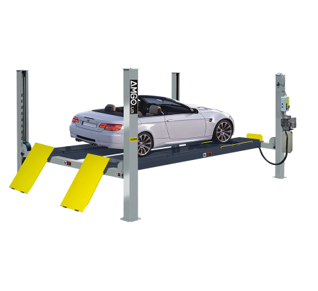 A445A (PEAK 410A) Подъемник четырехстоечный, 4.5 т. под 3D сход-развал (Серый)