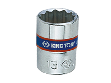 Торцевая головка KING TONY 233009M двенадцатигранная 9 мм 1/4" L=24мм