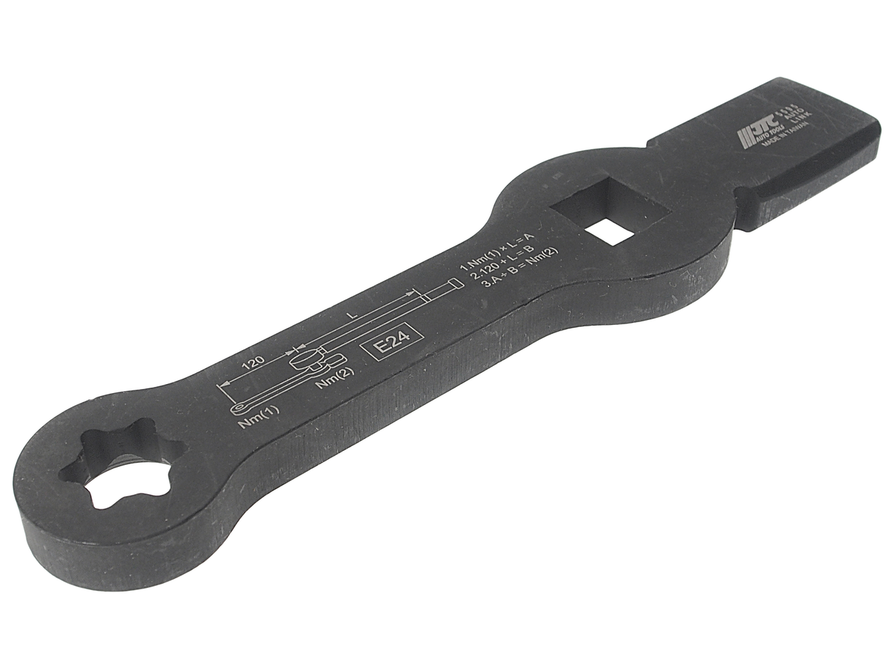 JTC-5595-E24 - Ключ для тормозных суппортов грузовых автомобилей 3/4" TORX E24 JTC - 
Ключ используются для сборки и разборки резьбовых соединений тормозного суппорта грузовиков.
Необходима затяжка винтов с помощью динамометрического ключа в соответствии 