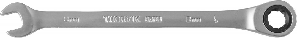 CRW08 Ключ гаечный комбинированный трещоточный, 8 мм