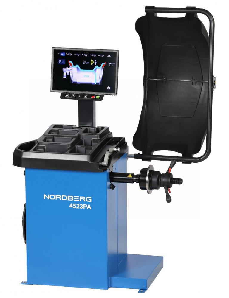 Станок балансировочный автоматический с дисплеем, синий NORDBERG 4523PA(B)