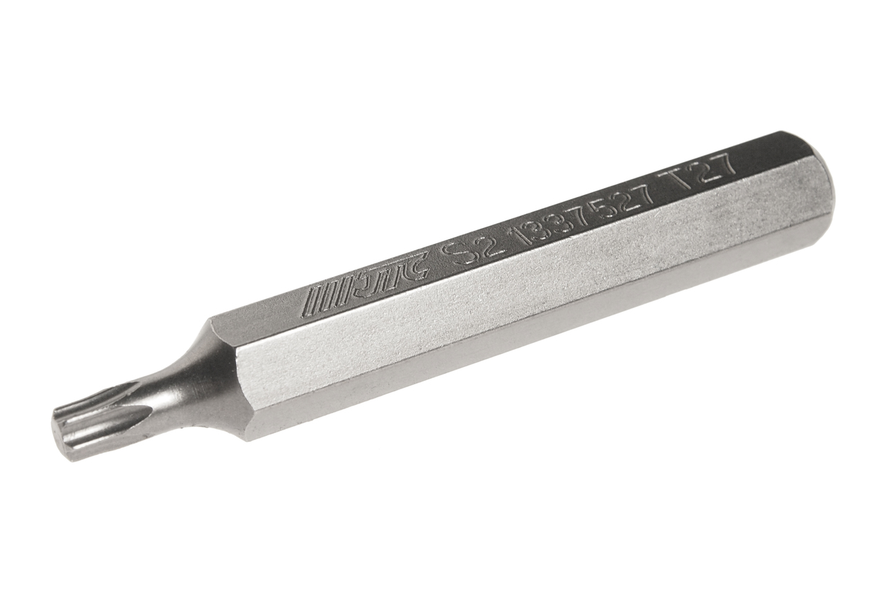 JTC-1337527 - Бита TORX Т27х75мм 10мм удлиненная S2 JTC - 
Размер: Т27 х 75 мм., удлиненная TORX.
Длина насадки: 10 мм.
Материал: S2 сталь.

