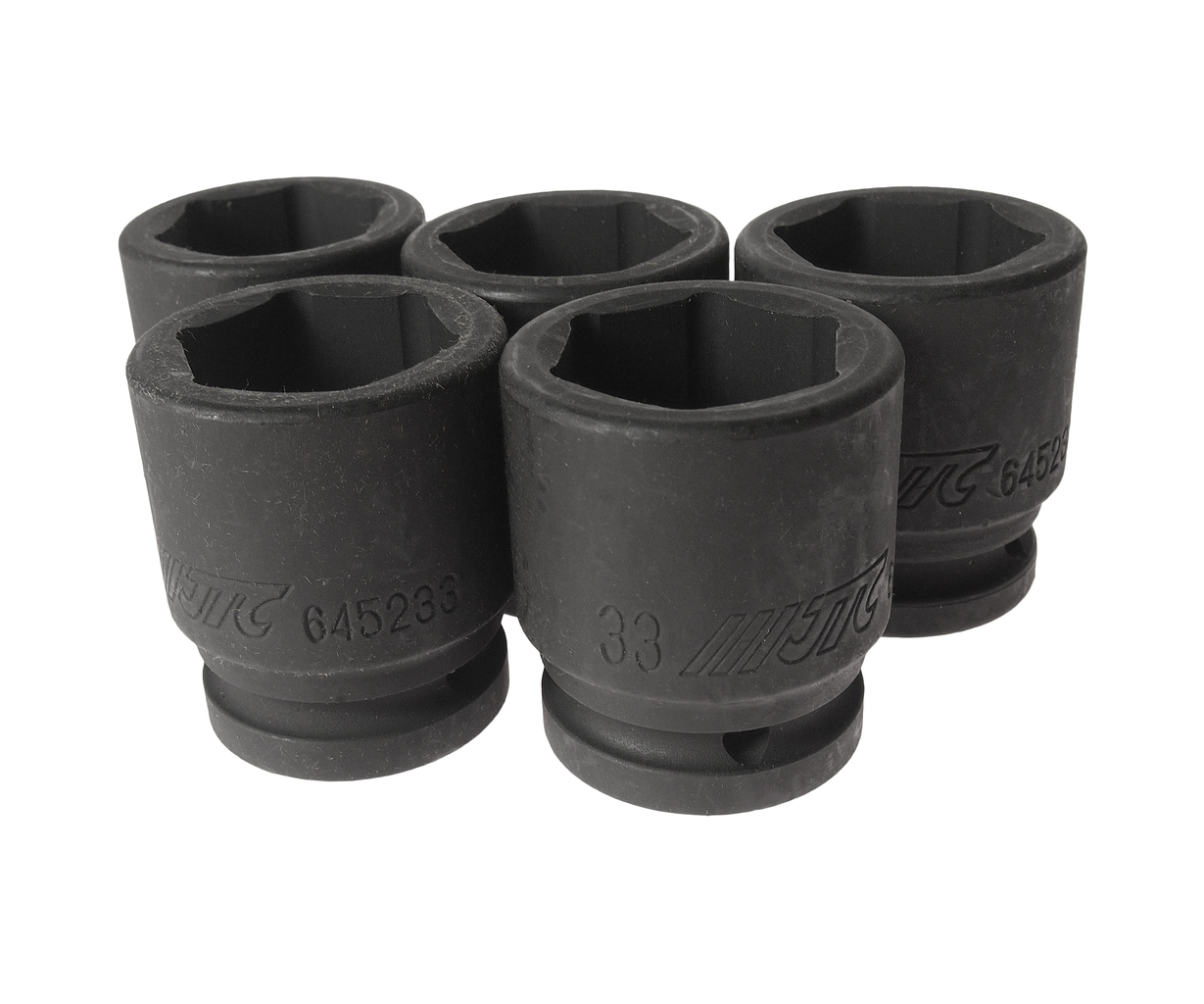 JTC-645233 - Головка торцевая 3/4" 33мм ударная L=56мм JTC - 
6 граней, метрический размер.
Диаметр: 33 мм., ширина - 48 мм.
Общая длина: 56 мм.
Размер: 3/4” Dr.
Изготовлена из высококачественной хром-молибденовой стали.
Габаритные размеры: 60/48/48