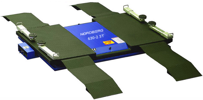 Подъемник ножничный для шиномонтажа и зоны приемки, г/п 2,5 тонны Nordberg 630-2.5T