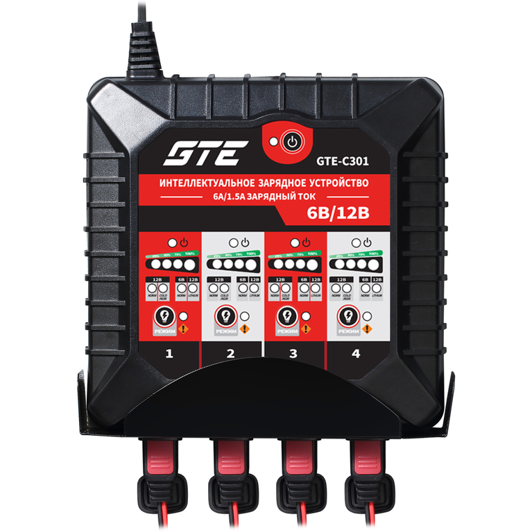 Устройство зарядное 6-12V 1.5А GTE