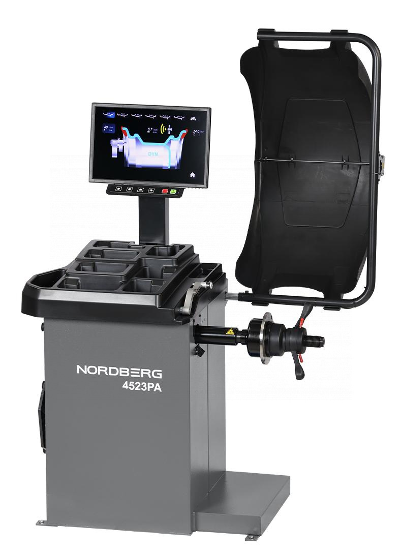 Станок балансировочный автоматический с дисплеем, серый NORDBERG 4523PA(G)