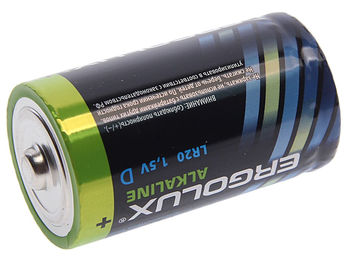 Элемент питания D: LR20-BC2 ALKALINE 1,5V ERGOLUX /2/12/96
