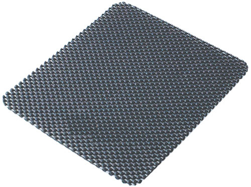 Противоскользящий коврик 22.5х19.5 см, черный