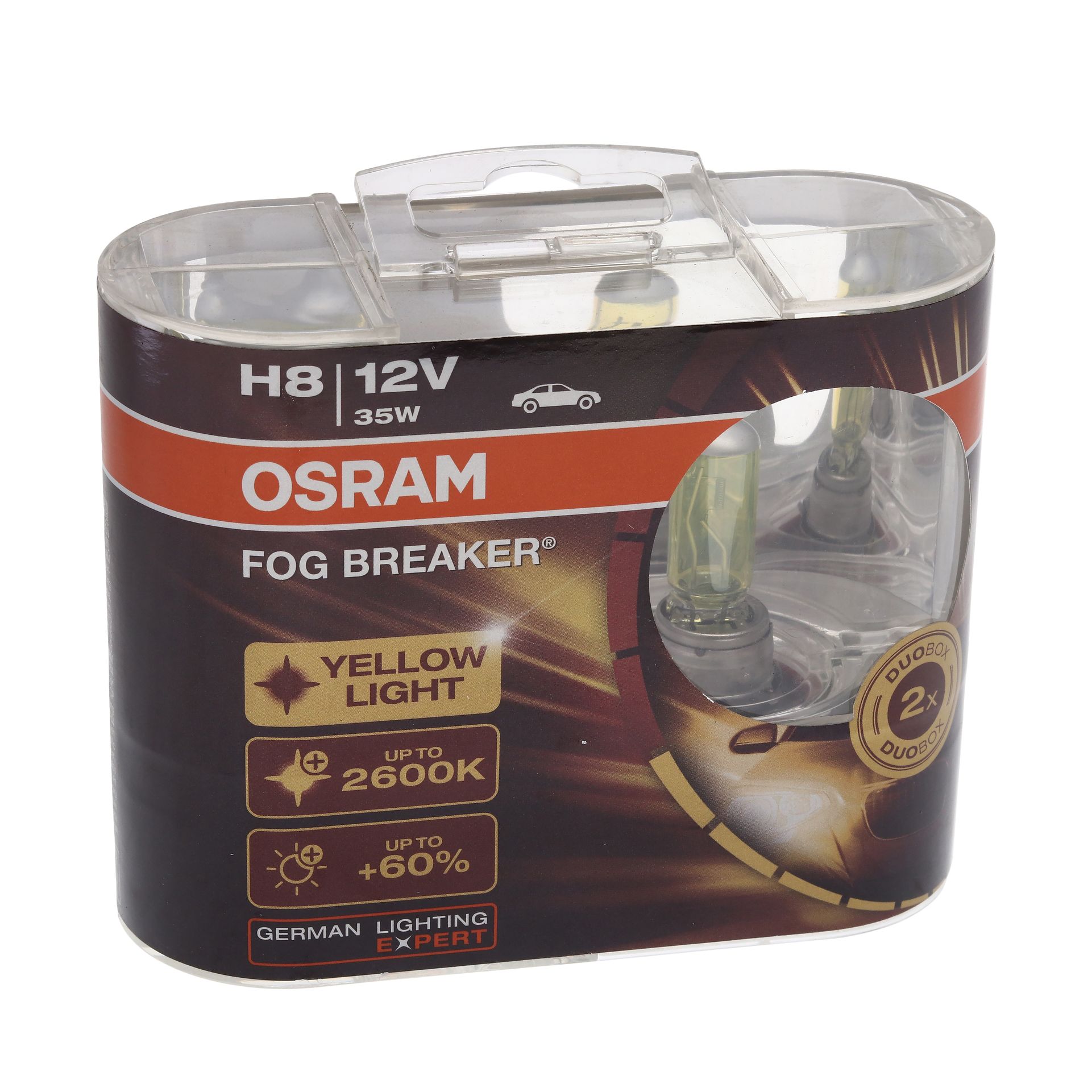 Автолампа H8 (35) PGJ19-1 FOG BREAKER 2600K (евробокс, 2шт) 12V OSRAM /1/10/100