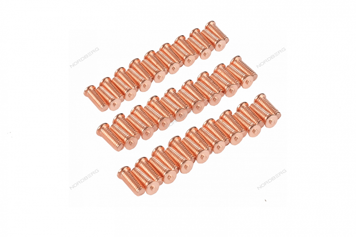 Болт омедненный для сварки, M6х16 мм, 50 шт. NORDBERG F016