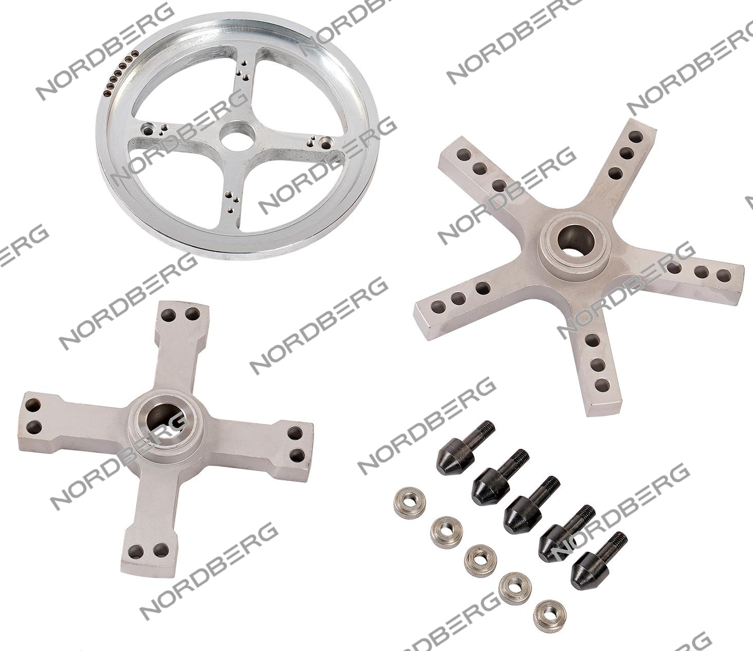 NORDBERG АДАПТЕР X000451 универсальный фланцевый для колес грузовых а/м (5лучевой+4лучевой) по