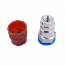 CT-M1032 Переходник для подключения баллона с фреоном R134A к станции через HP, с ниппелем Car-Tool CT-M1032