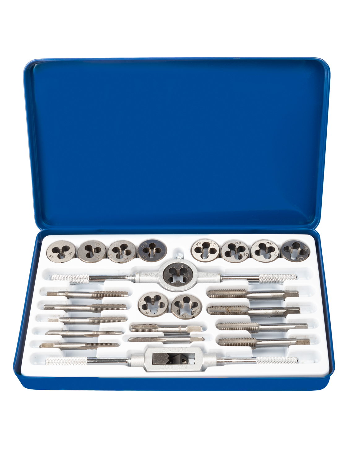 Набор метчиков и плашек метрический 24пр. VR41006