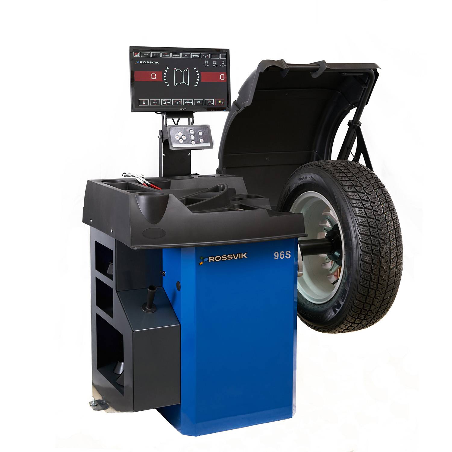 Станок балансировочный ROSSVIK PRO VT-96S, LCD 19", 220В, RAL5005
