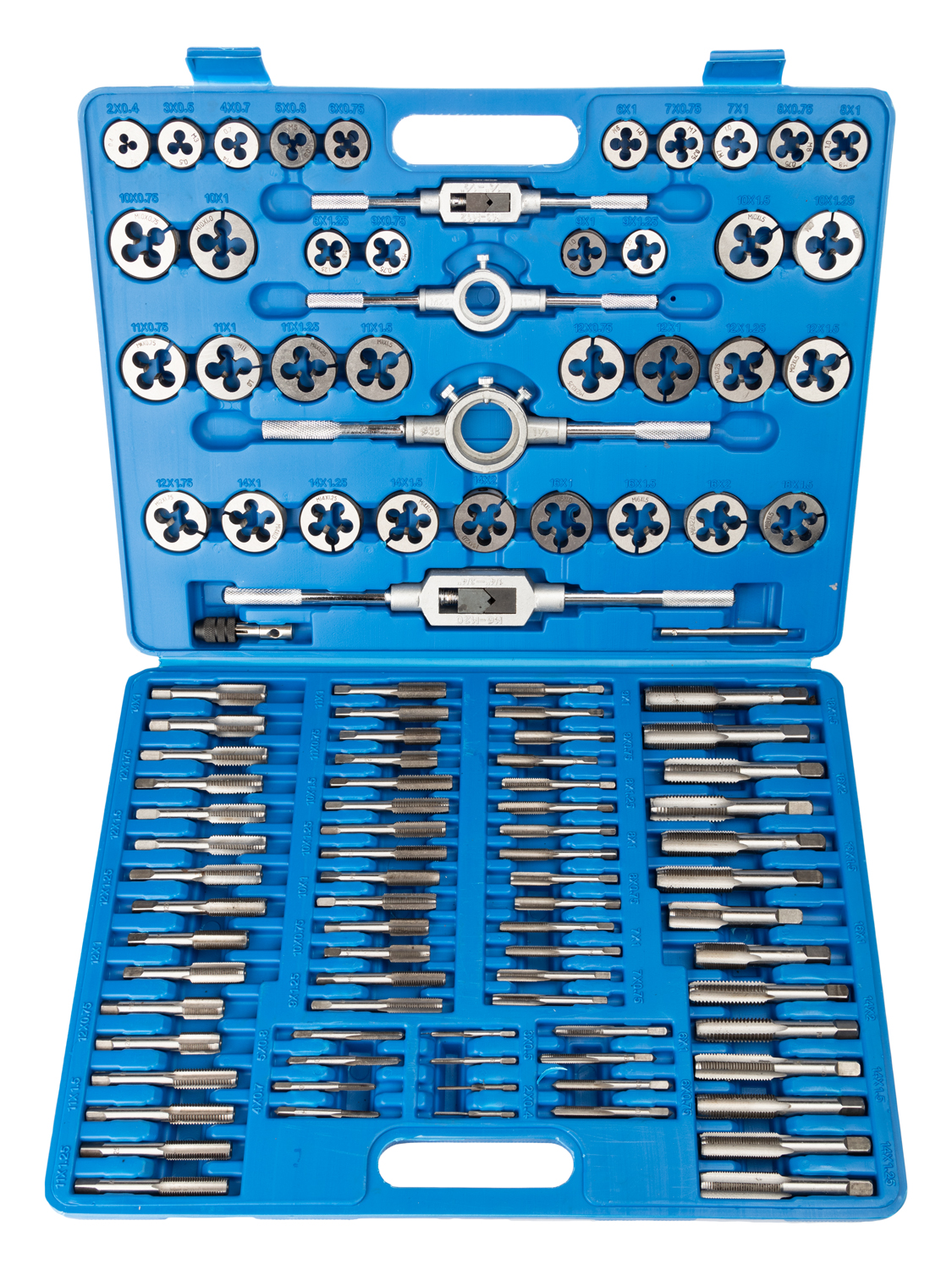 Набор метчиков и плашек метрический 110пр. VR41004