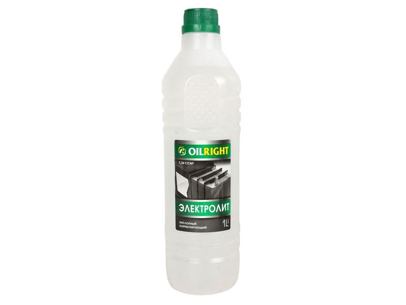 Электролит 1,34г/куб.см 1л OIL RIGHT/1/4