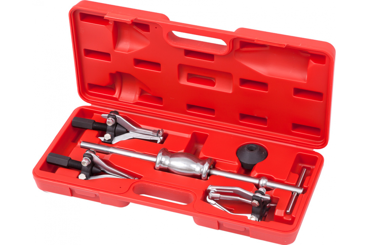 Обратный молоток для внутренних и внешних подшипников, 15-80 мм, кейс, 6 предметов