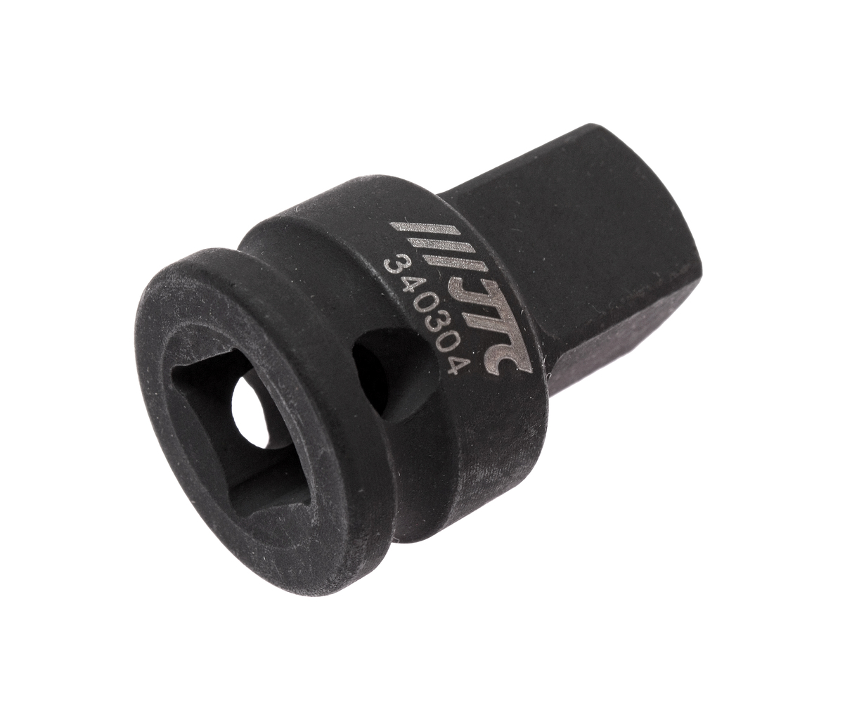 JTC-340304 - Адаптер 3/8"(F)х1/2"(М) 32мм, d=22мм ударный JTC - 
	Изготовлен из высококачественной хром-молибденовой стали.
	Размер: F3/8"хМ1/2".
	Диаметр: 22 мм.
	Длина: 32 мм.
	Количество в оптовой упаковке: 5 шт. и 40 шт.
	Габаритные размеры: 55/