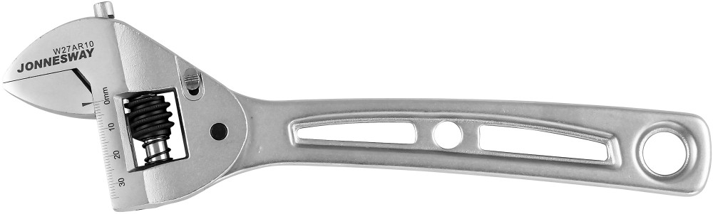 W27AR10 Ключ разводной облегченный трещоточный, 0-35 мм, L-250 мм