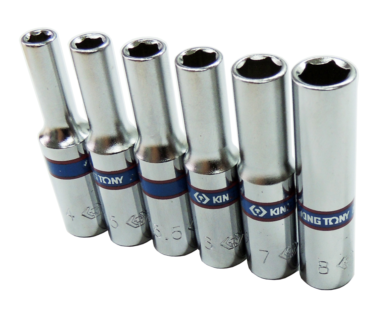 KINGTONY ГОЛОВКА ГЛУБОКАЯ 223506M 1/4" 6 гр. 06мм