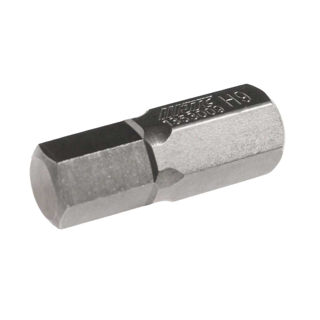 JTC-1353009 - Бита HEX H9х30мм 10мм 6-ти гранная S2 JTC - 
Размер: 9 х 30 мм.
Длина насадки: 10 мм 6-гранная.
Материал: S2 сталь.
