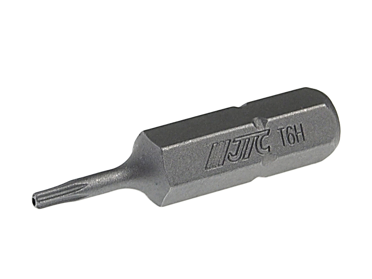 JTC-1143006 - Бита TORX Т6Hх30мм 1/4" DR JTC - 
Материал: S2.
Размер: T6H.
Длина: 30 мм.
Количество шт. в упаковке: 10.

