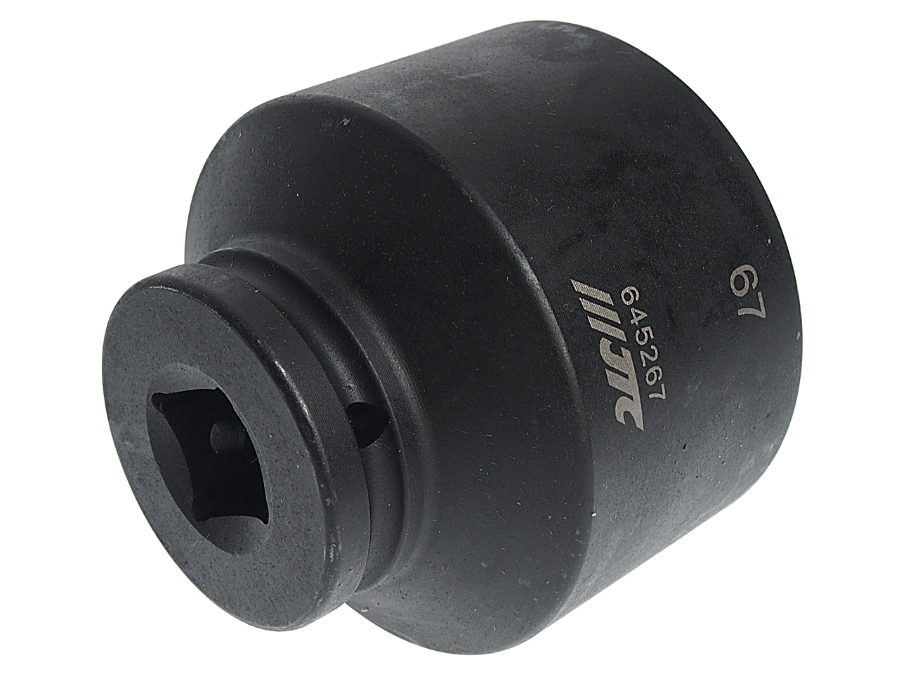 JTC-645267 - Головка торцевая 3/4" 67мм ударная L=80мм JTC - Головка торцевая ударная, размер 67&nbsp;мм, 6-гранная (шестигранная). Под вороток 3/4&nbsp;дюйма. Для использования с ударным инструментом. Изготовлена из хромомолибденовой стали, которая отлич