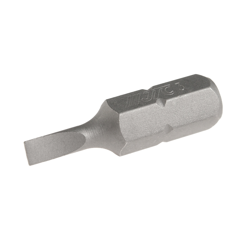 JTC-1122503 - Бита шлицевая SL 0.5х3х25мм 1/4" S2 JTC - 
Размер: 0.5 х 3 х 25 мм.
Квадрат: 1/4" DR.
Материал: S2 сталь.
