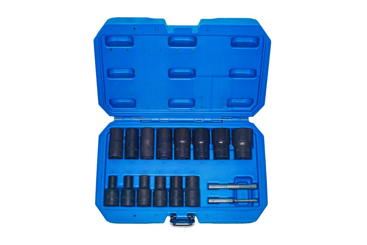 Набор головок для поврежденных болтов и гаек 16 пр. Vertul VR50927B