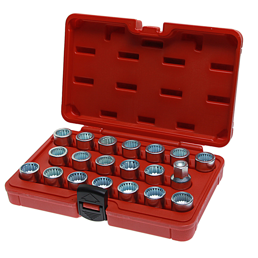 JTC-4561 - Набор головок для секретных болтов и гаек (VW, AUDI, SEAT, SKODA, PORSCHE) JTC - 
Применяется для большинства моделей VAG Poгsche.
Используется для съема секретных болтов при потере специального ключа.
В комплекте: #50, #51, #52, #53, #54, #55,