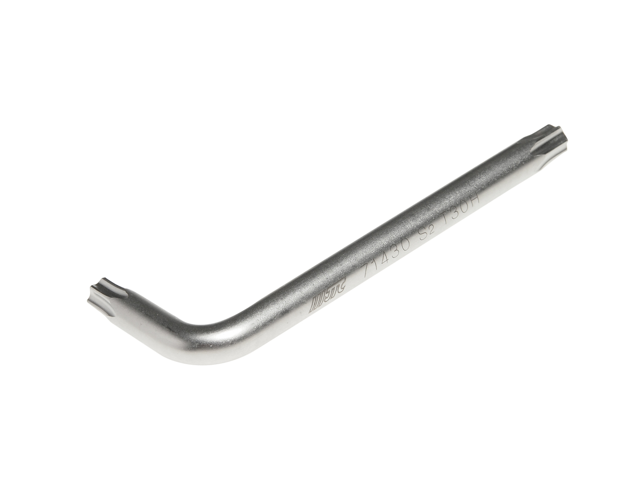 JTC-71430 - Ключ TORX Г-образный T30H с отверстием JTC - 
Материал: S2 сталь.
Размер: T30H.
Размер удлиненной части: 70 мм.
Размер короткой части: 24 мм.

