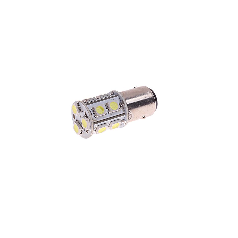 Автолампа P21/5W (BAY15d) 13 SMD 5050 WHITE 260лм 6000K 12V MEGAPOWER /10/100