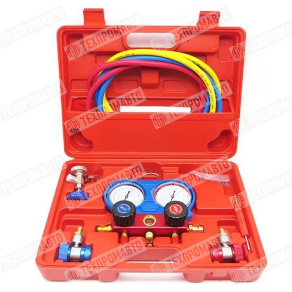 Манометрический коллектор для хладогена, БРС, шланги, кейс
